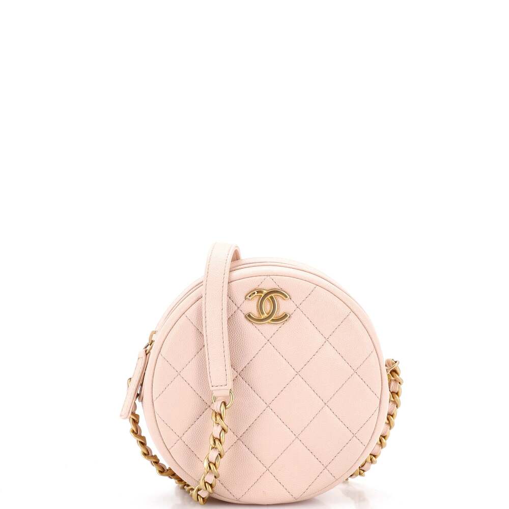 Chanel Round Chain Crossbody Bag #257271C31B
